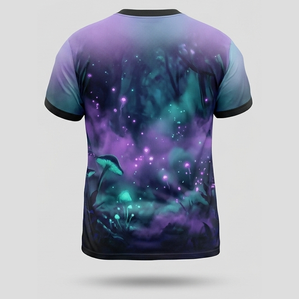 Black Panther Jungle Night Neon Aop T-Shirt