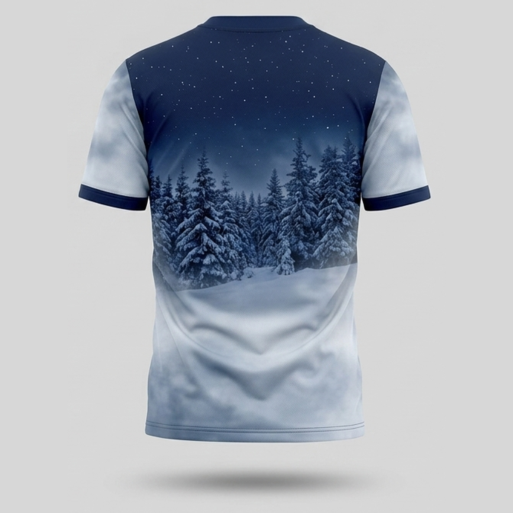 Timber Wolf Winter Shelter Survival Aop T-Shirt