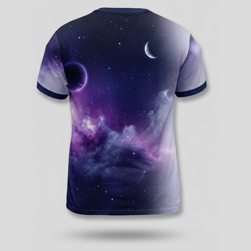 Cosmic Astral Wolf Space Aop T-Shirt