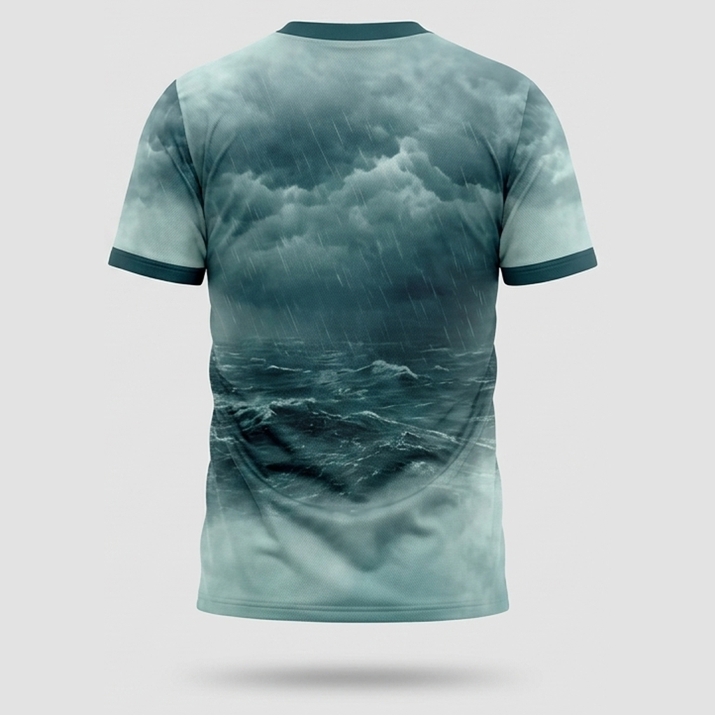 Nautical Kraken Deep Sea Monster Aop T-Shirt