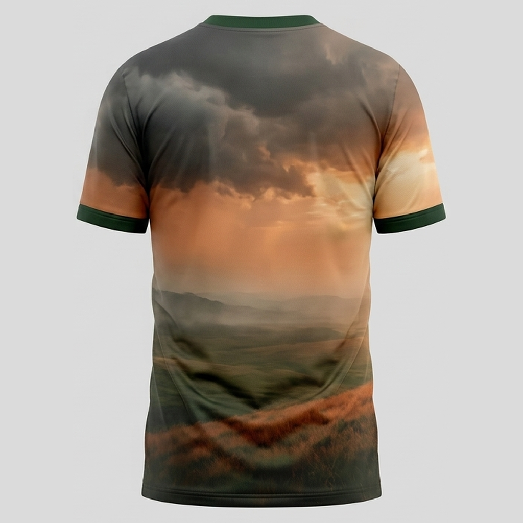 Lone Bison Prairie Storm Solitude Aop T-Shirt