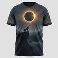 Lone Wolf Dark Eclipse Aop T-Shirt
