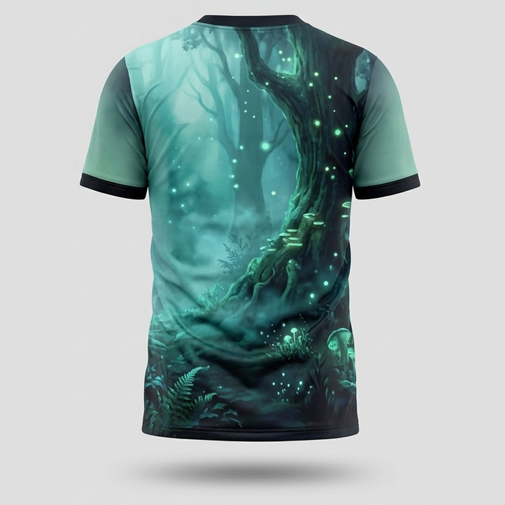 Mystic Neon Forest Stag Aop T-Shirt