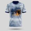 Timber Wolf Winter Shelter Survival Aop T-Shirt