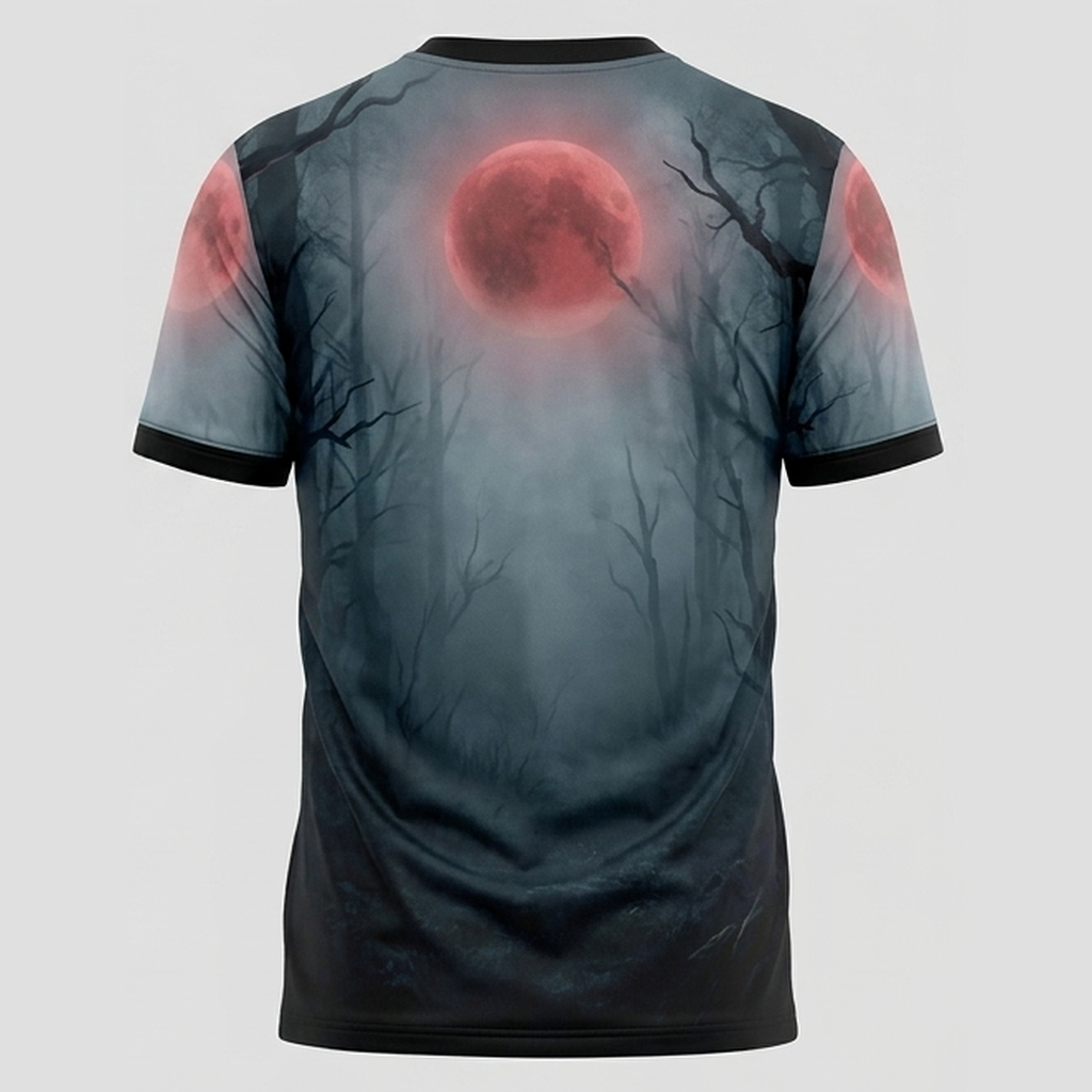 Mystic Obsidian Raven Haunted Woodland Tee