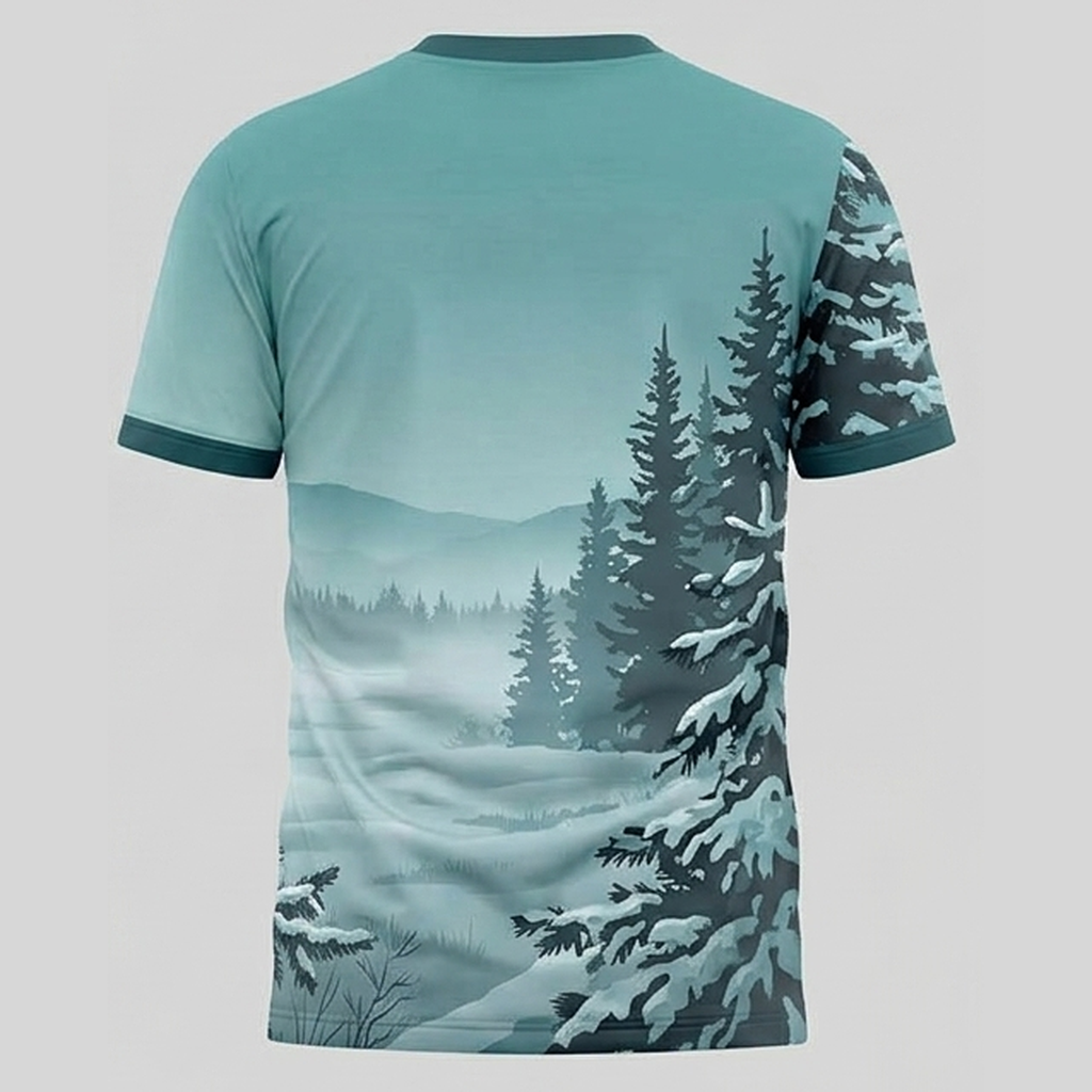 Lonely Lynx Snowy Tundra Aop T-Shirt