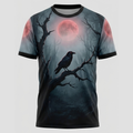 Mystic Obsidian Raven Haunted Woodland Tee